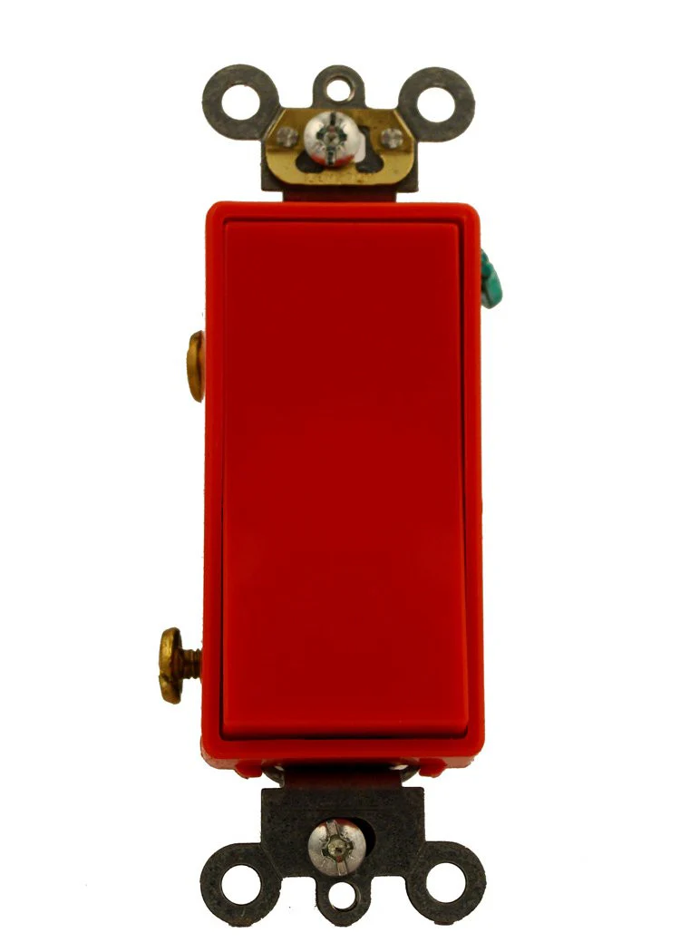 20-Amp, Decora Plus Rocker 3-Way AC Quiet Switch, 120/277-Volt, Commercial Grade, Back and Side Wired, Self Grounding, Various Colors, 5623-2 - Image 5
