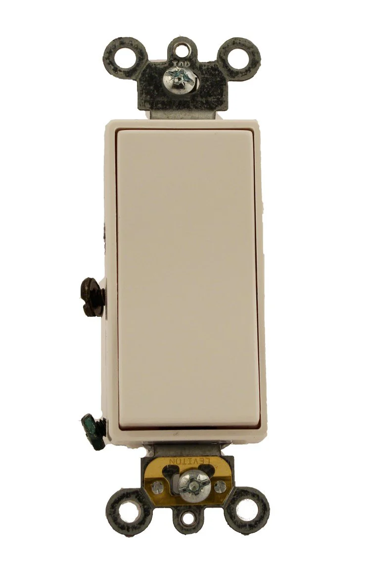20-Amp, Decora Plus Rocker 3-Way AC Quiet Switch, 120/277-Volt, Commercial Grade, Back and Side Wired, Self Grounding, Various Colors, 5623-2 - Image 6
