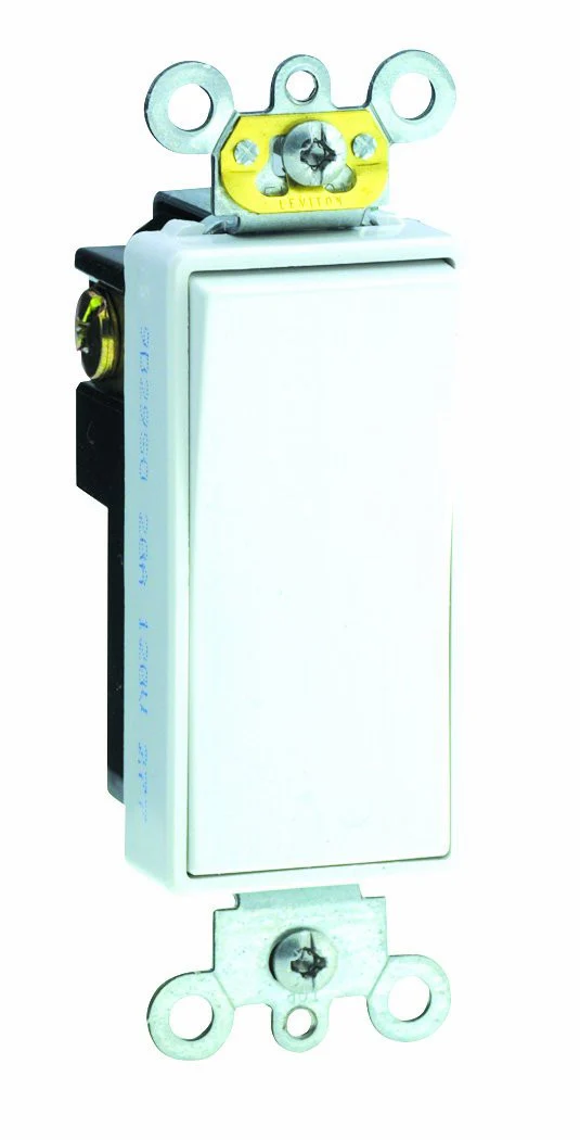 20-Amp, Decora Plus Rocker 3-Way AC Quiet Switch, 120/277-Volt, Commercial Grade, Back and Side Wired, Self Grounding, Various Colors, 5623-2 - Image 7