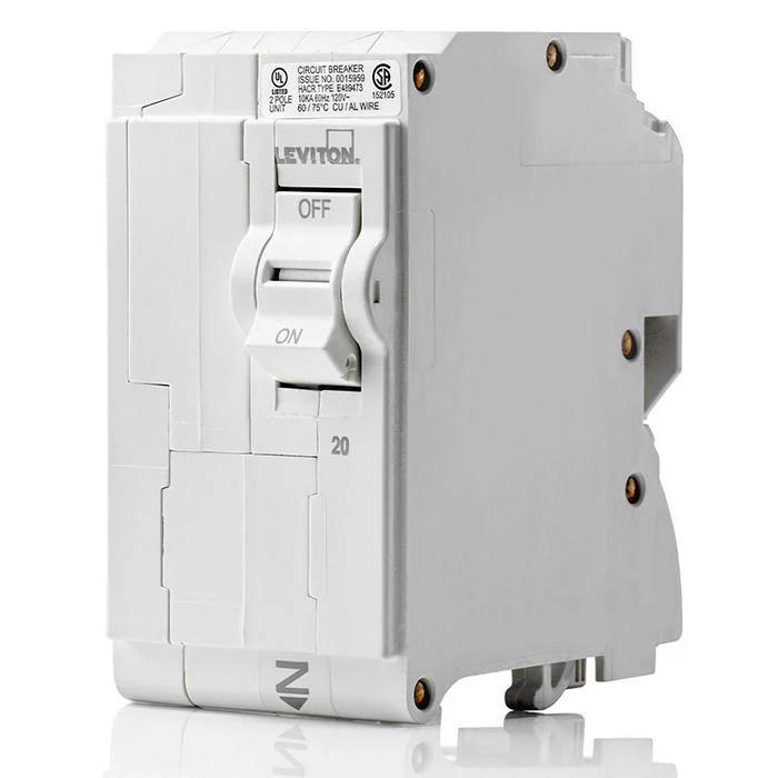 20A 2-Pole Standard Hydraulic Magnetic Branch Circuit Breaker, LB220-E