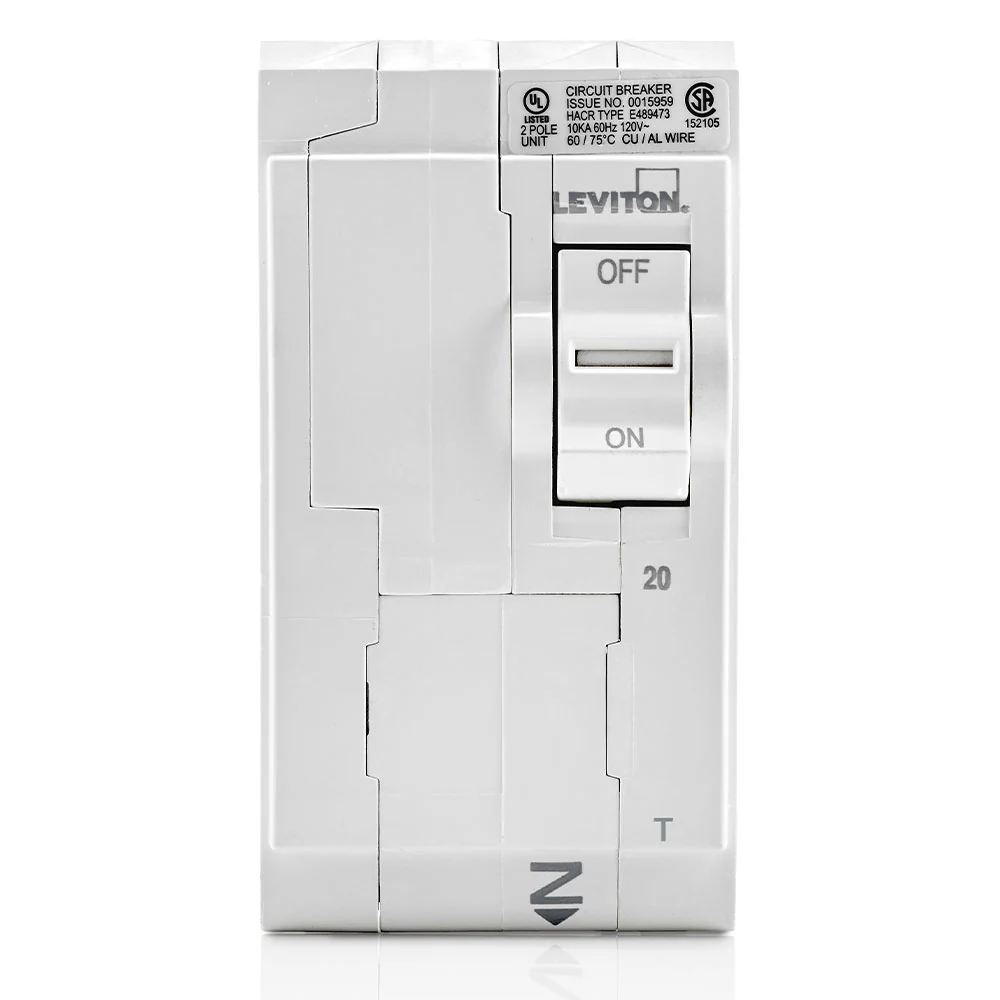 20A 2-Pole Standard Branch Circuit Breaker, LB220-T - Image 2