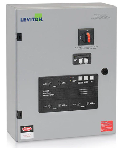 277/480VAC 3-Phase WYE, 7-Mode, Type 2 Panel Mounted Surge Protective Device with Integral Disconnect Switch, Includes Surge Counter, 52277-7CS