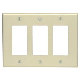 3-Gang Decora/GFCI Device Decora Wallplate, 80611 - Image 2