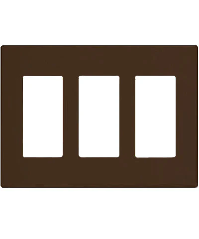 3-Gang Decora Plus Wall Plate, Screwless, Snap-On Mount, 80311-S - Image 4