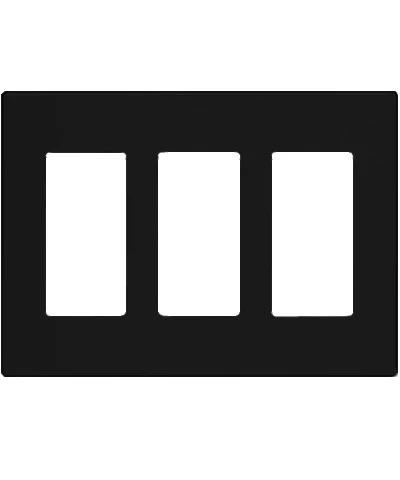 3-Gang Decora Plus Wall Plate, Screwless, Snap-On Mount, 80311-S - Image 5