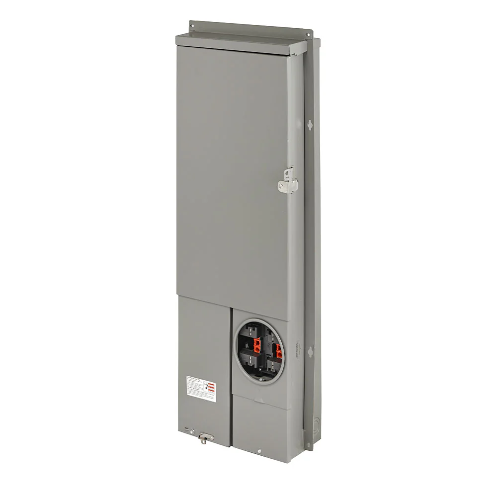 30 Space Outdoor Meter Main Combo with 100A Main Circuit Breaker, Semi-Flush, LG310-BED - Image 3