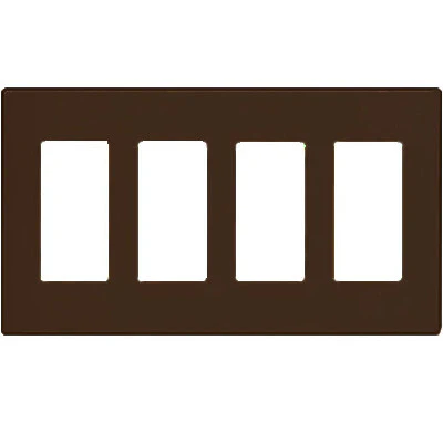 4-Gang Decora Plus Wall Plate Screwless Snap-On Mount, 80312-S - Image 4