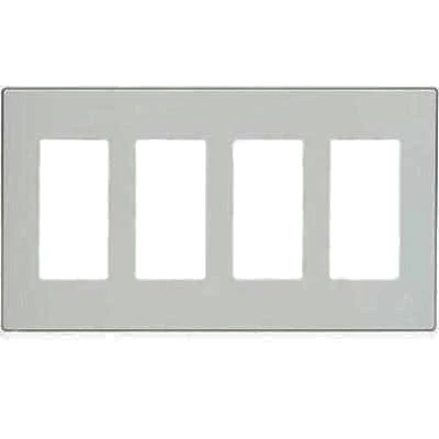 4-Gang Decora Plus Wall Plate Screwless Snap-On Mount, 80312-S - Image 6