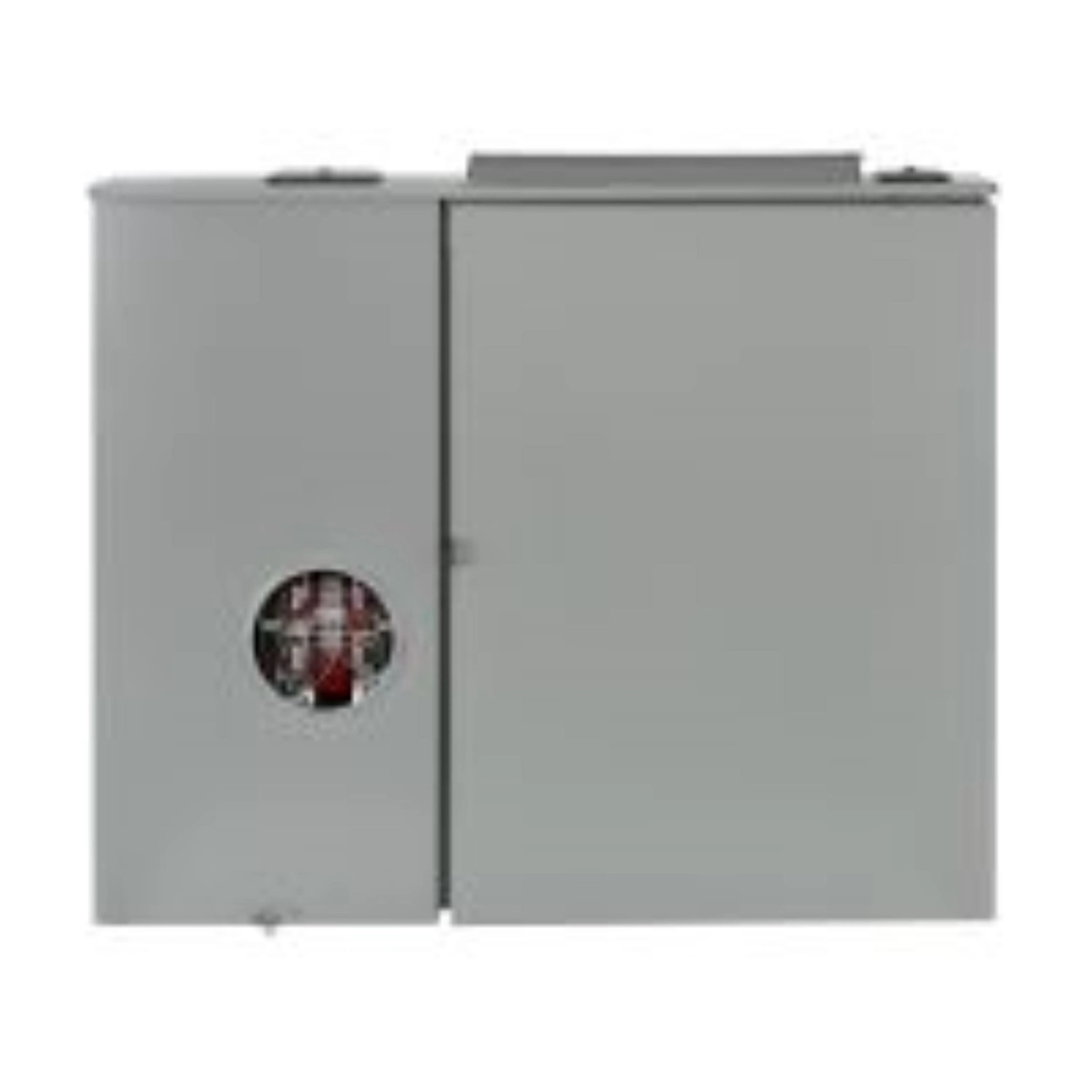 400A Outdoor Meter Main, 12 Spaces, Ringless with Class 320 Meter Socket, Lever Bypass, 5th Jaw Installed LS140-S5D