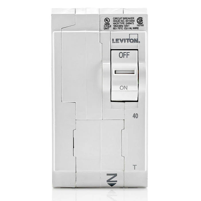 40A 2-Pole Standard Branch Circuit Breaker, LB240-T - Image 2
