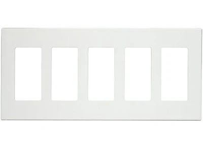 5-Gang Decora Plus Wall Plate Screwless Snap-On Mount, 80321-S