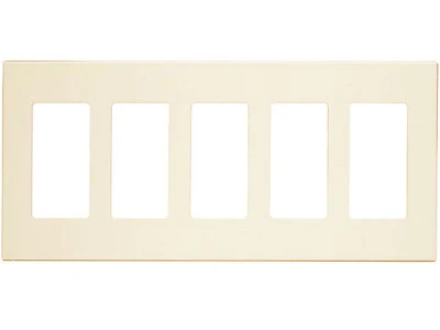 5-Gang Decora Plus Wall Plate Screwless Snap-On Mount, 80321-S - Image 2