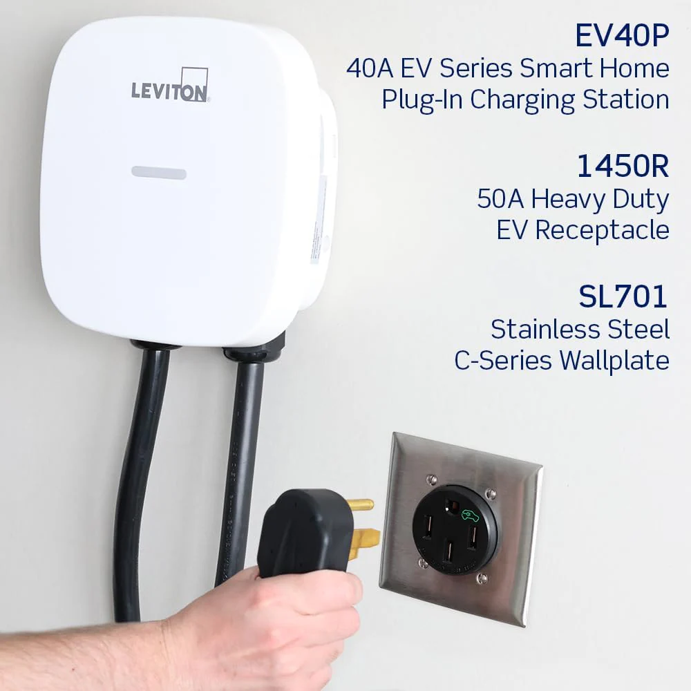 50 Amp EV Charging Receptacle/Outlet, Heavy Duty, 1450R - Image 4