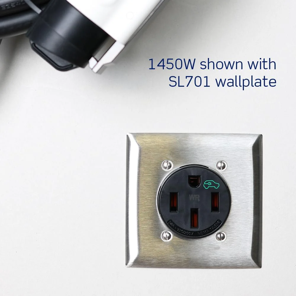 50 Amp EV Charging Receptacle/Outlet, Heavy Duty, Weather-Resistant, 1450W - Image 3