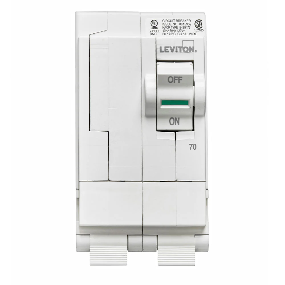 70A 2-Pole Standard Branch Circuit Breaker, LB270 - Image 2