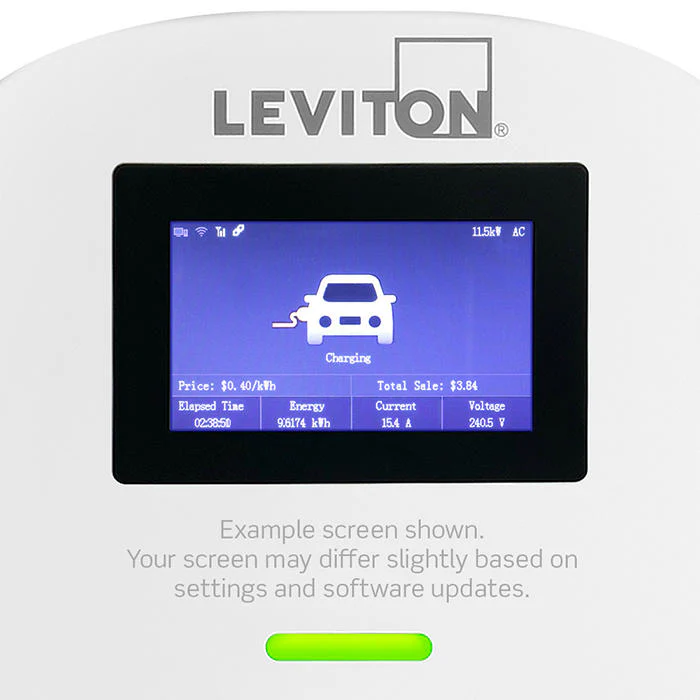 80 Amp Level 2 Electric Vehicle Charging Station Charging Station Management Software and LCD Screen, EV80S - Image 3