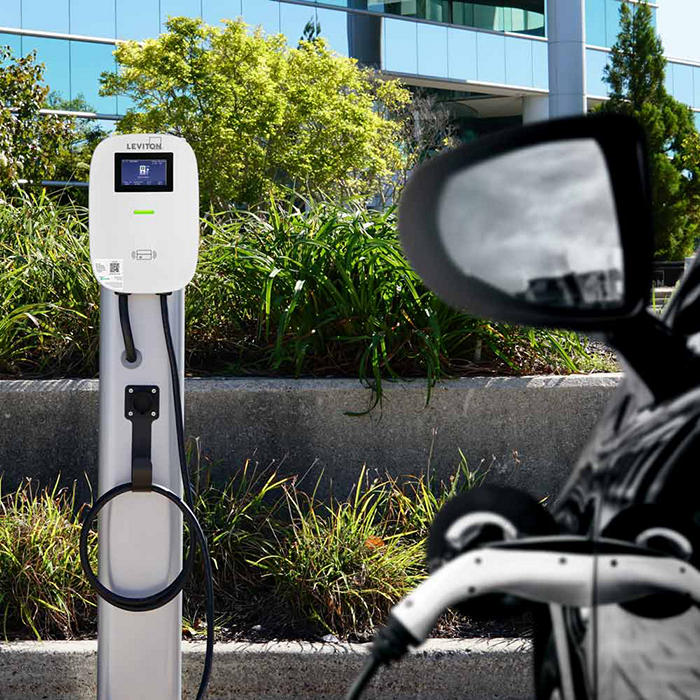 80 Amp Level 2 Electric Vehicle Charging Station Charging Station Management Software and LCD Screen, EV80S - Image 4