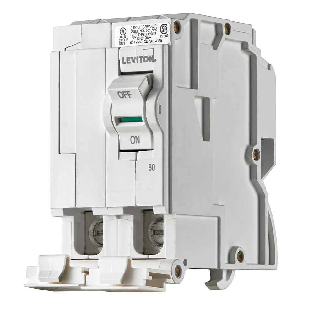 80A 2-Pole Standard Branch Circuit Breaker, LB280 - Image 2