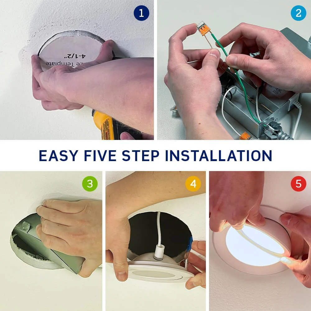 Adjustable Slim Downlight with Selectable CCT, White - Image 10