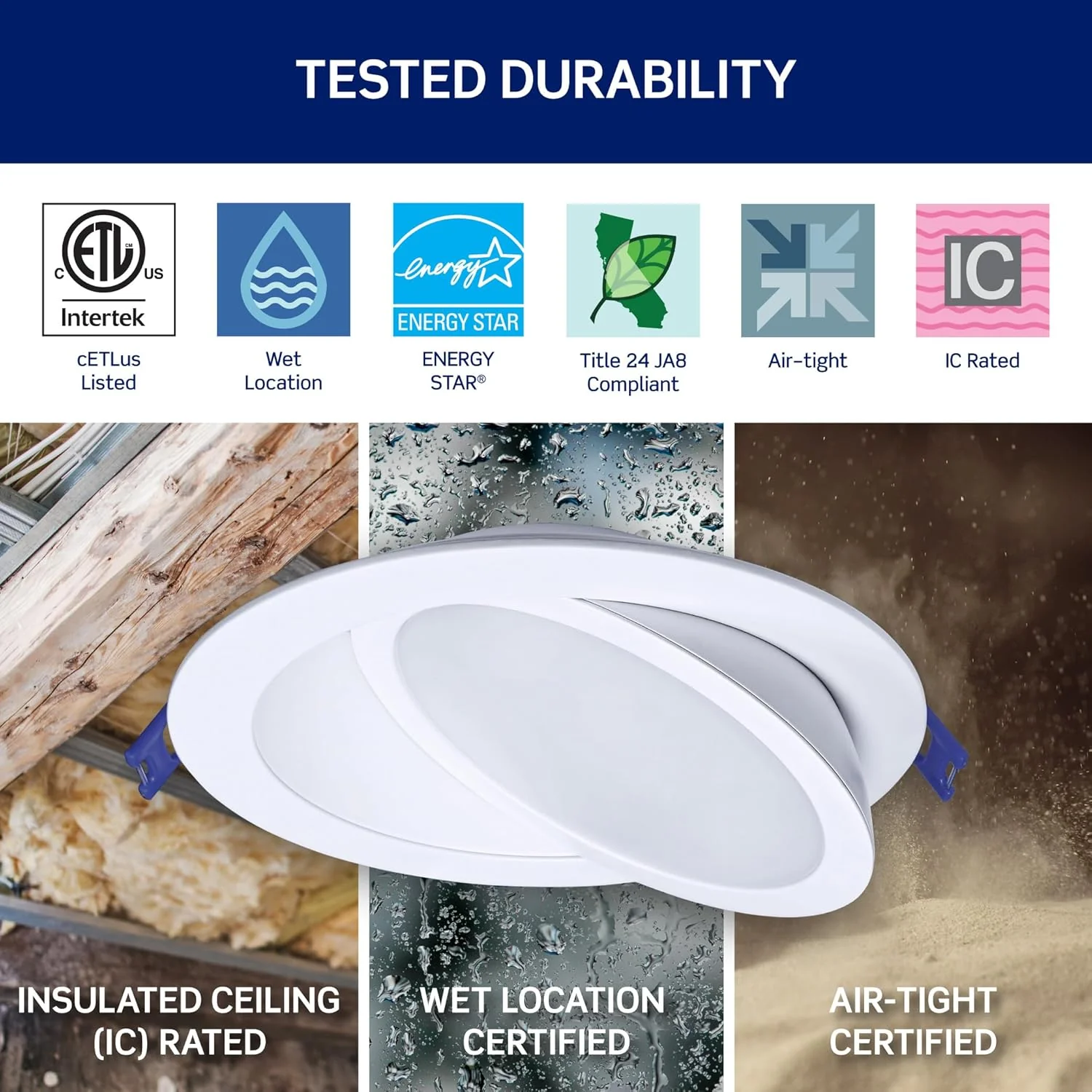 Adjustable Slim Downlight with Selectable CCT, White - Image 7