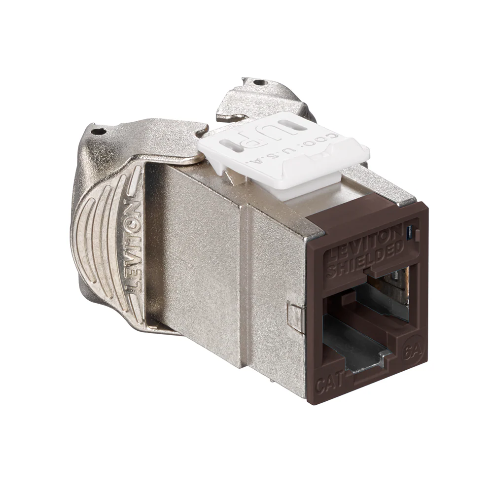 ATLAS-X1 Cat 6A Shielded QUICKPORT Jack, Component-Rated, 6ASJK