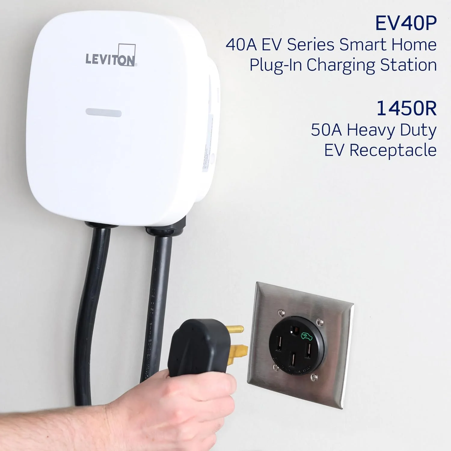 EV Series Smart Home Level 2 Charging Station with Heavy-Duty EV Charging Receptacle Outlet - Image 3