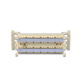 Cat 6 110-Style Wiring Block Kit, includes 96-pair block with legs, labels, and 24 C-4 clips, 41AB6-1F4