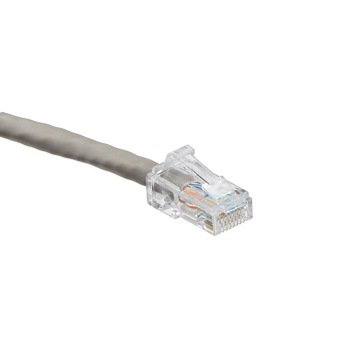 Cat 6 UTP Patch Cord, 10 ft, Gray, 6D460-10S