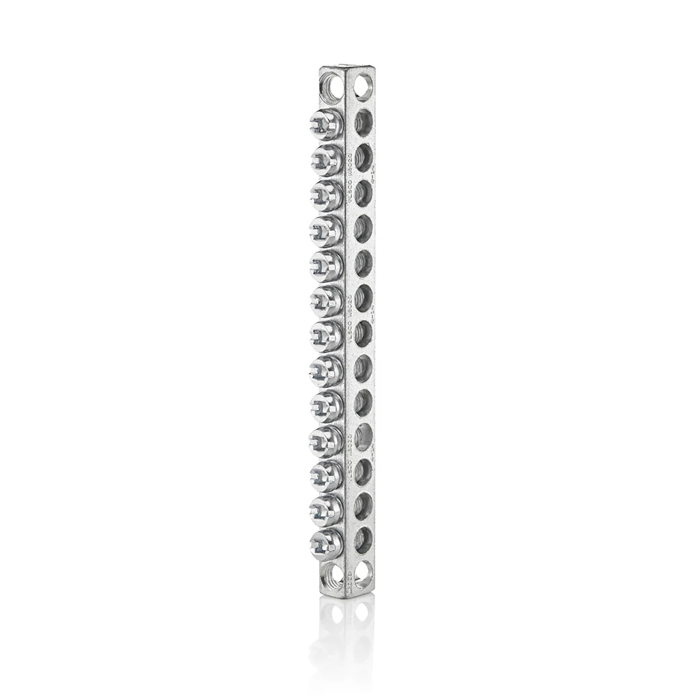Circuit Breaker Ground Bar Kit, 14-4 Awg with Mounting Screws, LGBKT