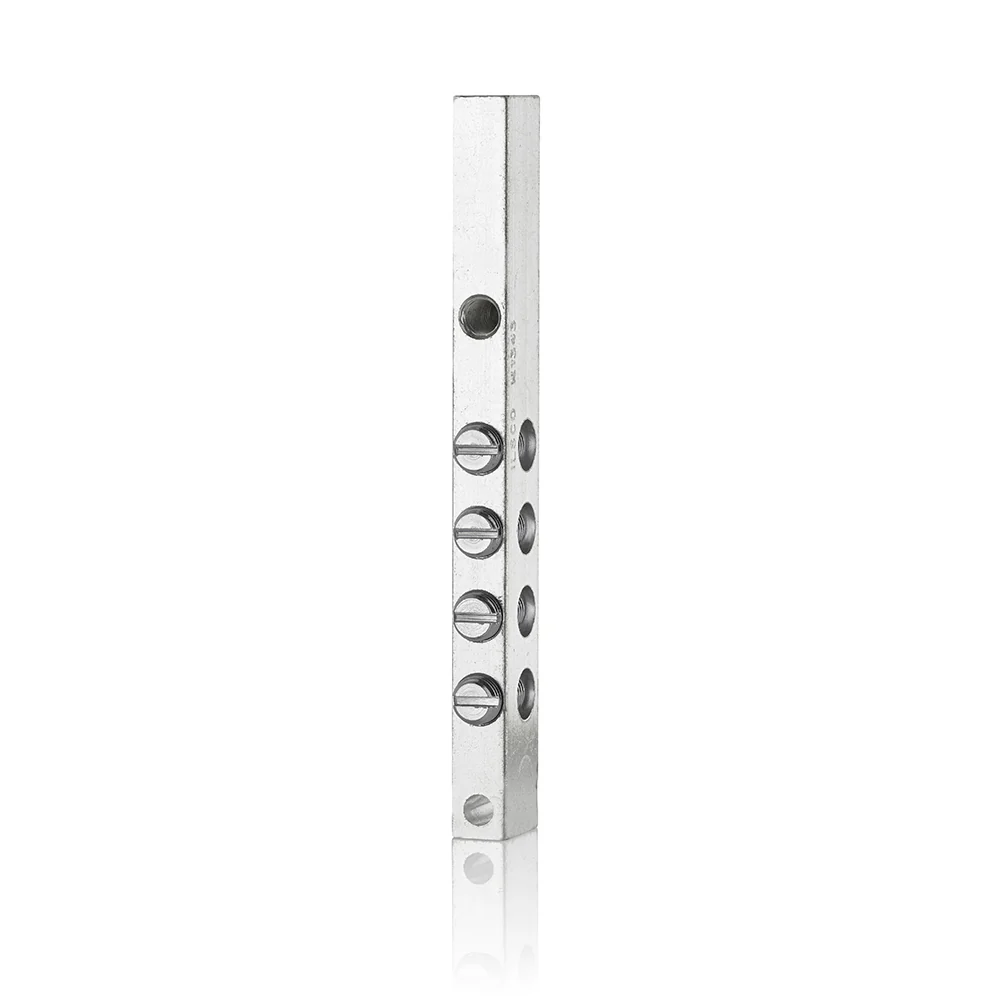 Circuit Breaker Neutral/Ground Bar Kit, 14-1/0 Awg with Mounting Screws, LNBKT