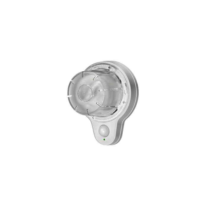 Compact Fluorescent Lampholder with Occupancy Snsor, Pig tail leads, Polycarbonate Housing, White, 9863-OC