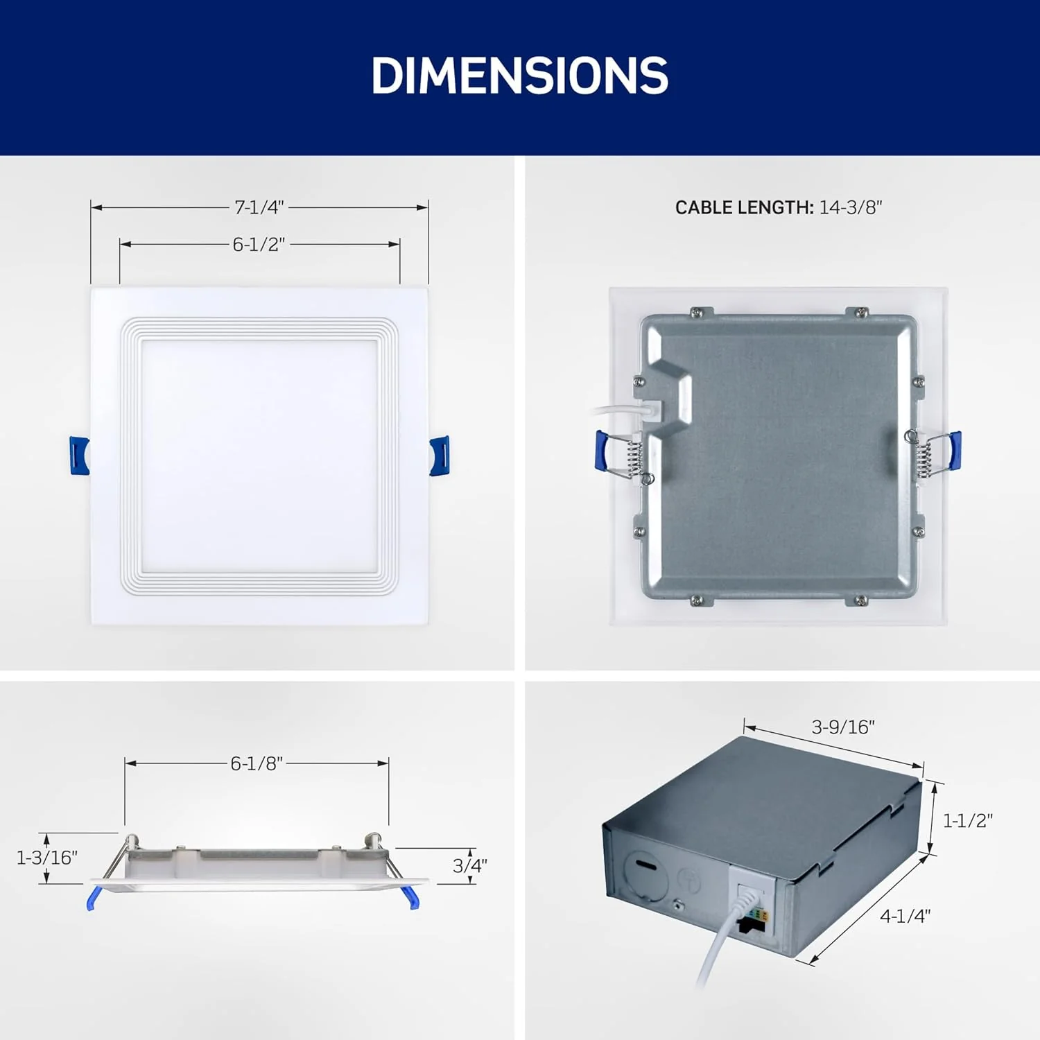 Baffle Slim Downlight with Selectable CCT, White - Image 13