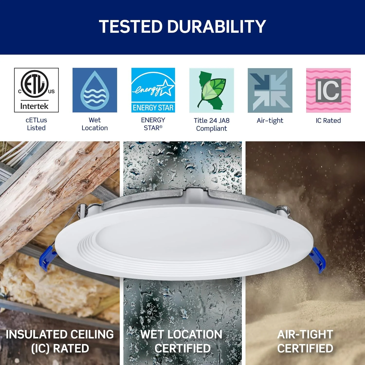 Baffle Slim Downlight with Selectable CCT, White - Image 6