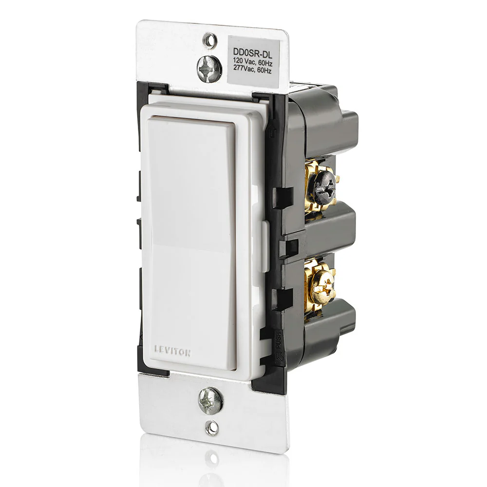 Decora Companion Switch for multi-location control with LED locator, 120VAC, 60Hz, White, Ivory, Light Almond, DD0SR-DLZ - Image 2