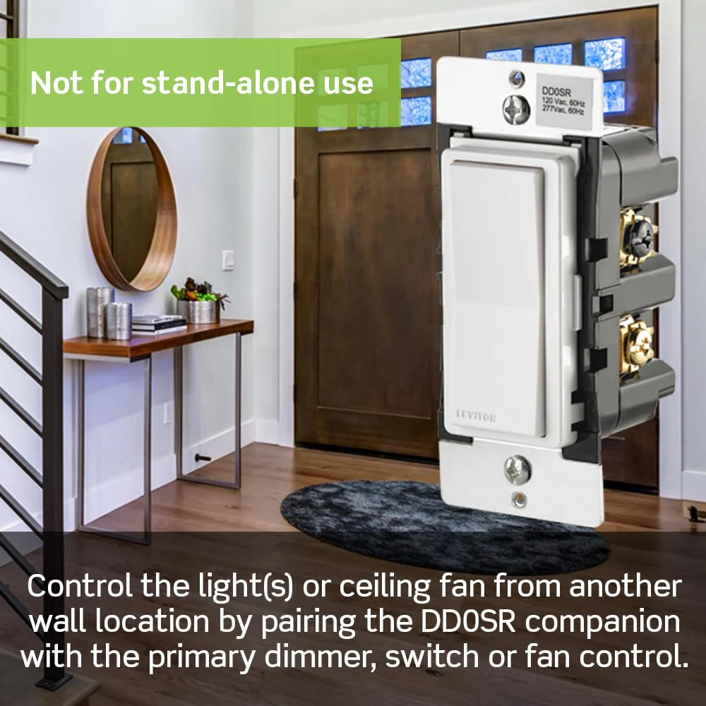 Decora Companion Switch for multi-location control, DD0SR-1Z - Image 4