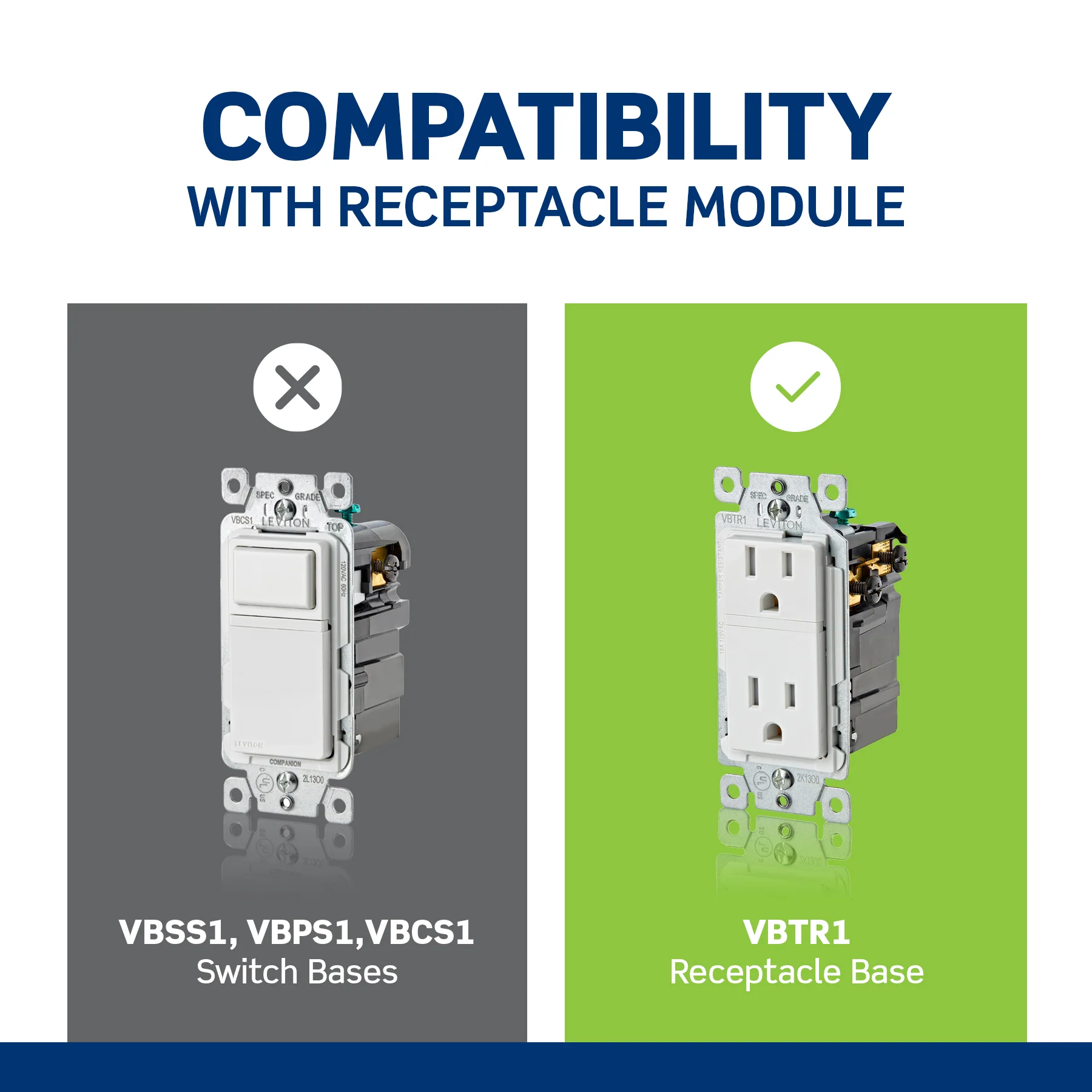 Decora Evolve™ 15 Amp Receptacle Module, VMTR1-1W - Image 8