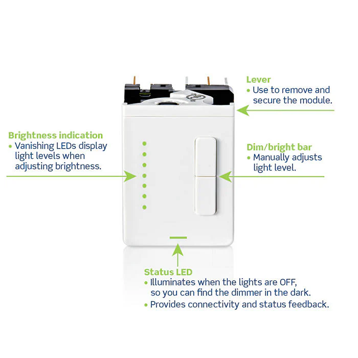 Decora Evolve™ Companion Module (for Smart Dimmer Module), VMCD0-1W - Image 2