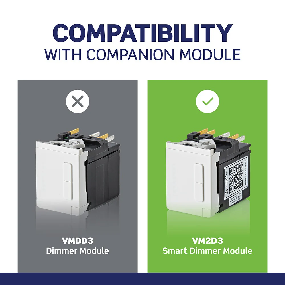 Decora Evolve™ Companion Module (for Smart Dimmer Module), VMCD0-1W - Image 3