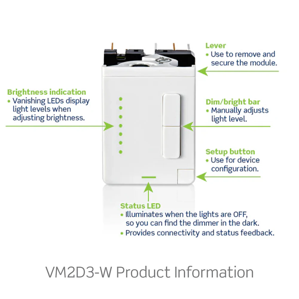 Decora Evolve™ Smart Dimmer with Companion Module - Image 3