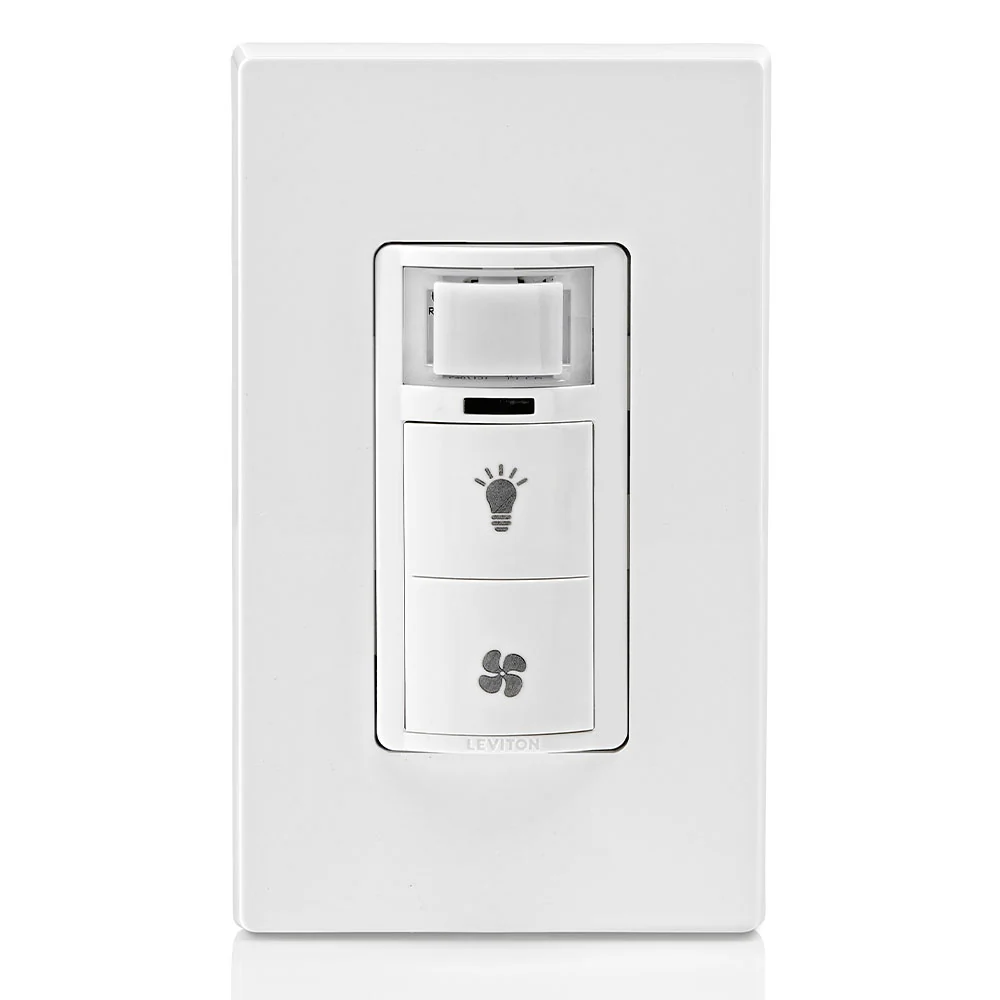 Decora In-Wall Combination Humidity Sensor and Fan Control with Light Switch, 1/4 HP, Residential Grade, Single Pole/Single Pole, DHD05-1LW - Image 15