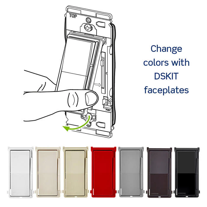 Decora Lever Edge Rocker Slide Dimmer Switch, ESL01-1LW - Image 14