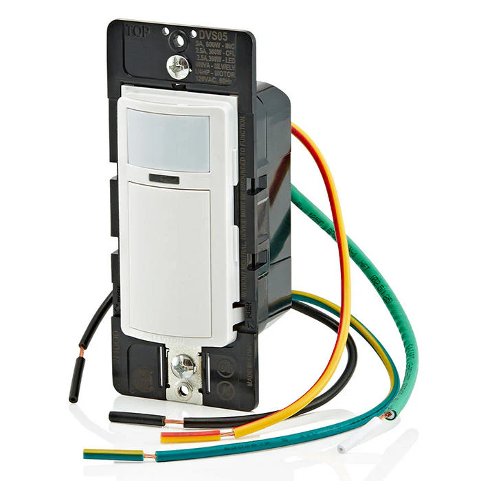 Decora Vacancy Motion Sensor In-Wall Switch, Manual On, 5A, Single Pole or 3-Way, DVS05-1LZ - Image 3