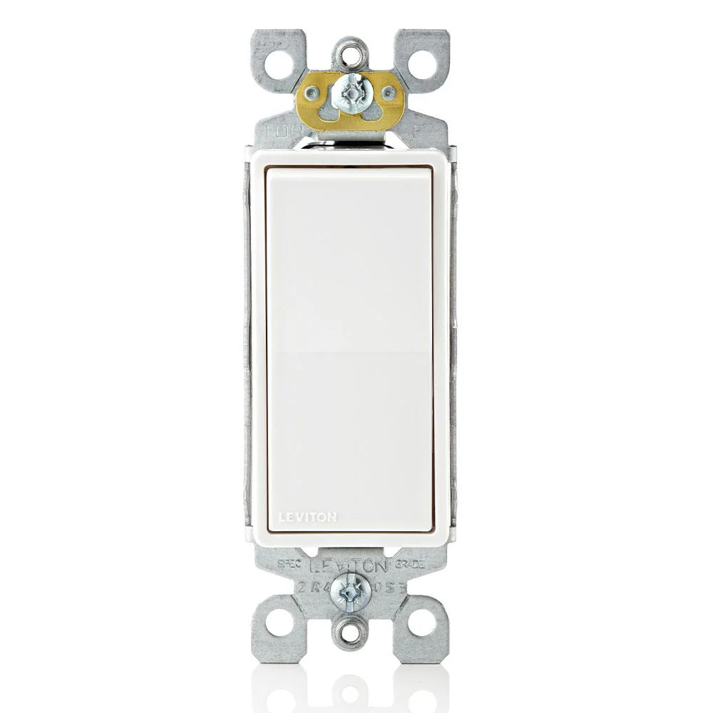 Decora Rocker 3-Way AC Quiet Switch, Self-grounding, 5603-P2