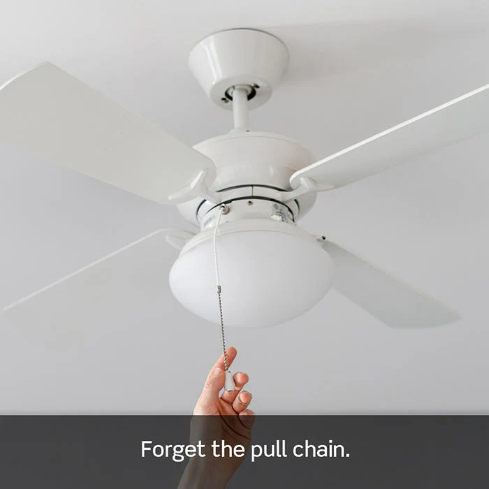 Leviton Decora Slide Ceiling Fan Wall Switch, Quiet 3-Speed Fan Control, White with Ivory and Light Almond Faceplates Included, DSF01-10Z - Image 3
