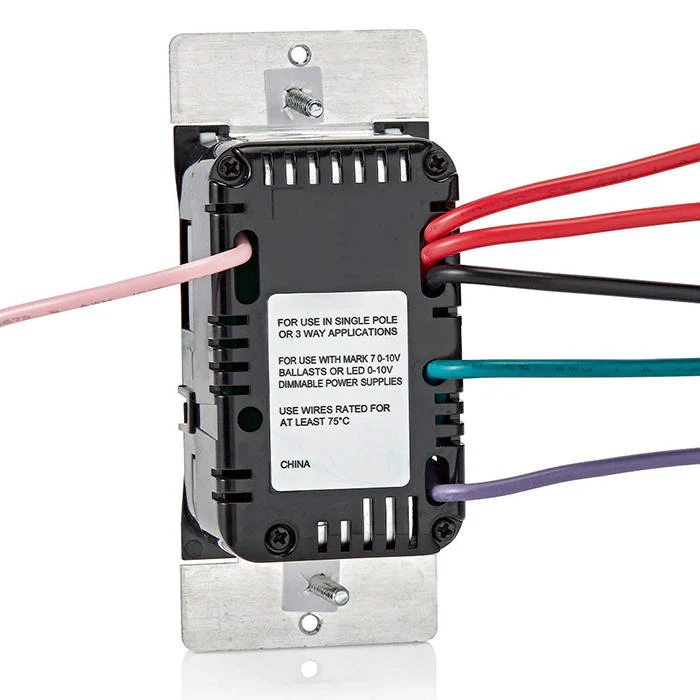 Leviton Decora Slide Dimmer Switch for 0-10V LED, Mark 7 Florescent Ballasts, DS710-10Z - Image 5