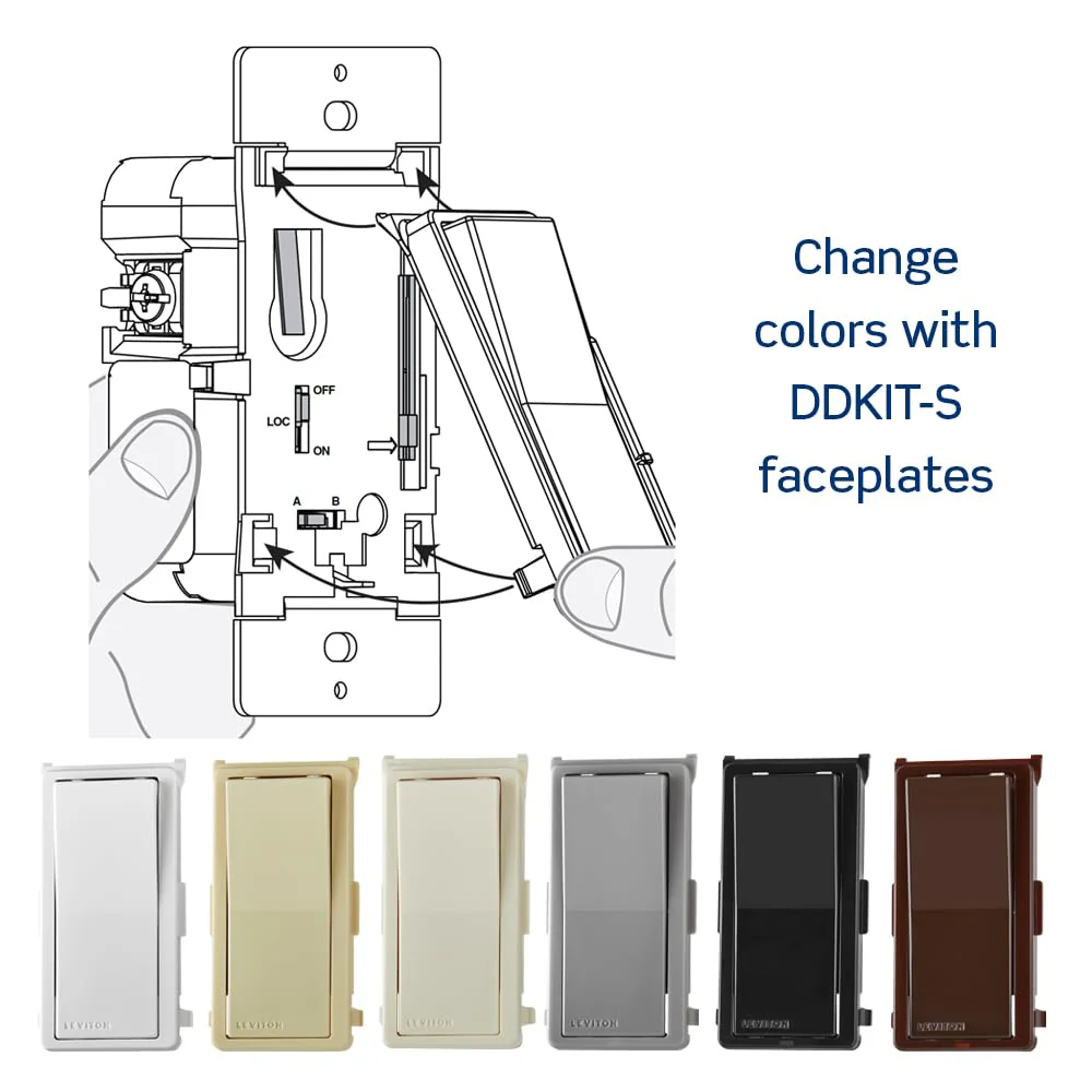 Decora Smart 4 Button Color Change Kit, DS4KT - Image 7