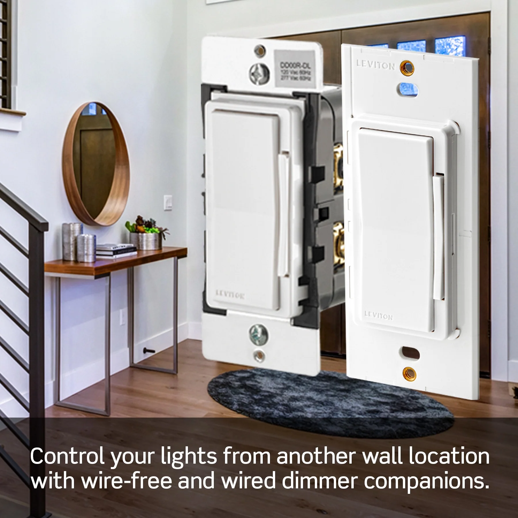 Decora Smart Dimmer Switch, Wi-Fi, Works with Matter, My Leviton, Alexa, Google Assistant, Apple Home/Siri & Wired or Wire-Free 3-Way, Neutral Wire Required, D36HD-1RW, White - Image 5