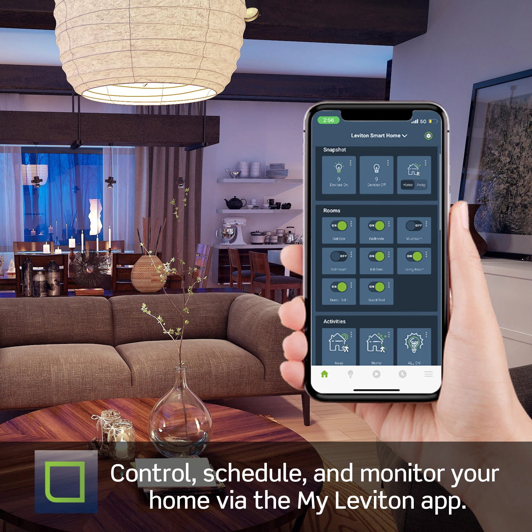 Decora Smart Dimmer Switch, Wi-Fi, Works with Matter, My Leviton, Alexa, Google Assistant, Apple Home/Siri & Wired or Wire-Free 3-Way, Neutral Wire Required, D36HD-1RW, White - Image 8