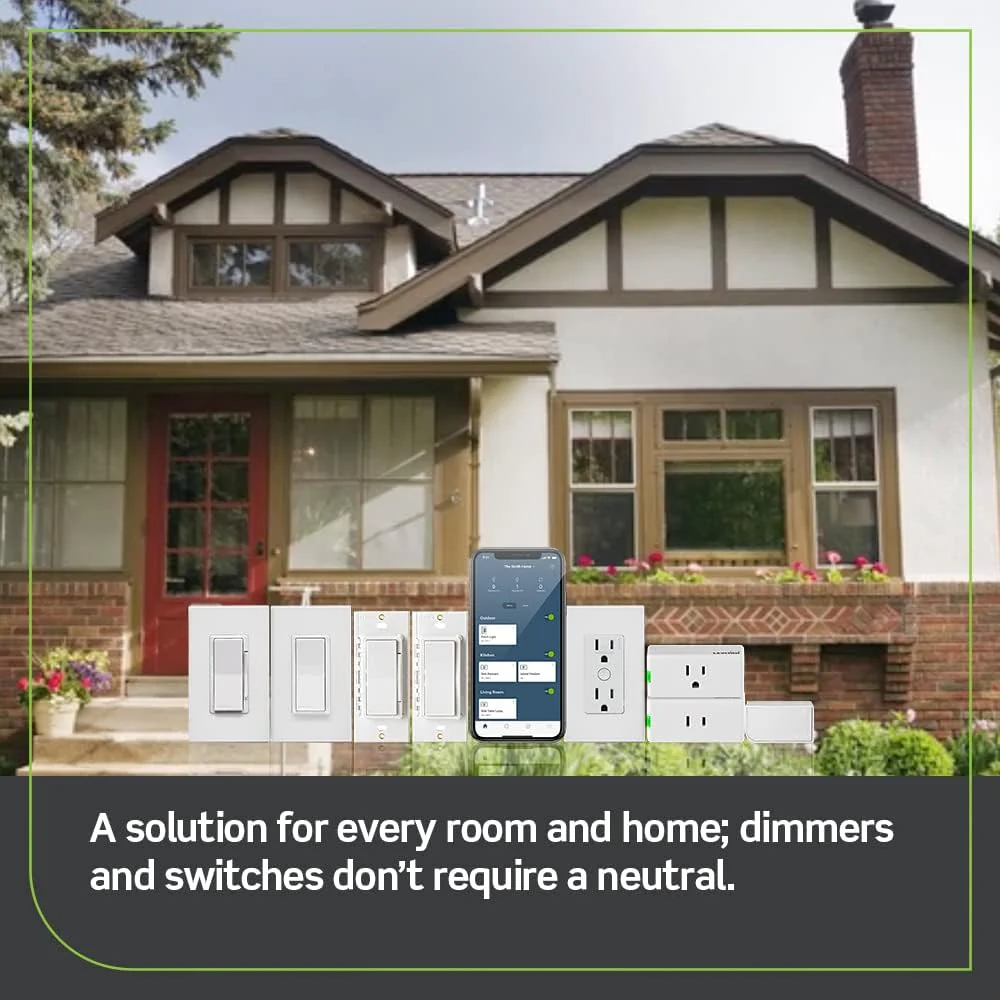 Decora Smart No-Neutral Dimmer & Wi-Fi Bridge Kit for Older Homes Without a Neutral Wire, DNKIT - Image 5