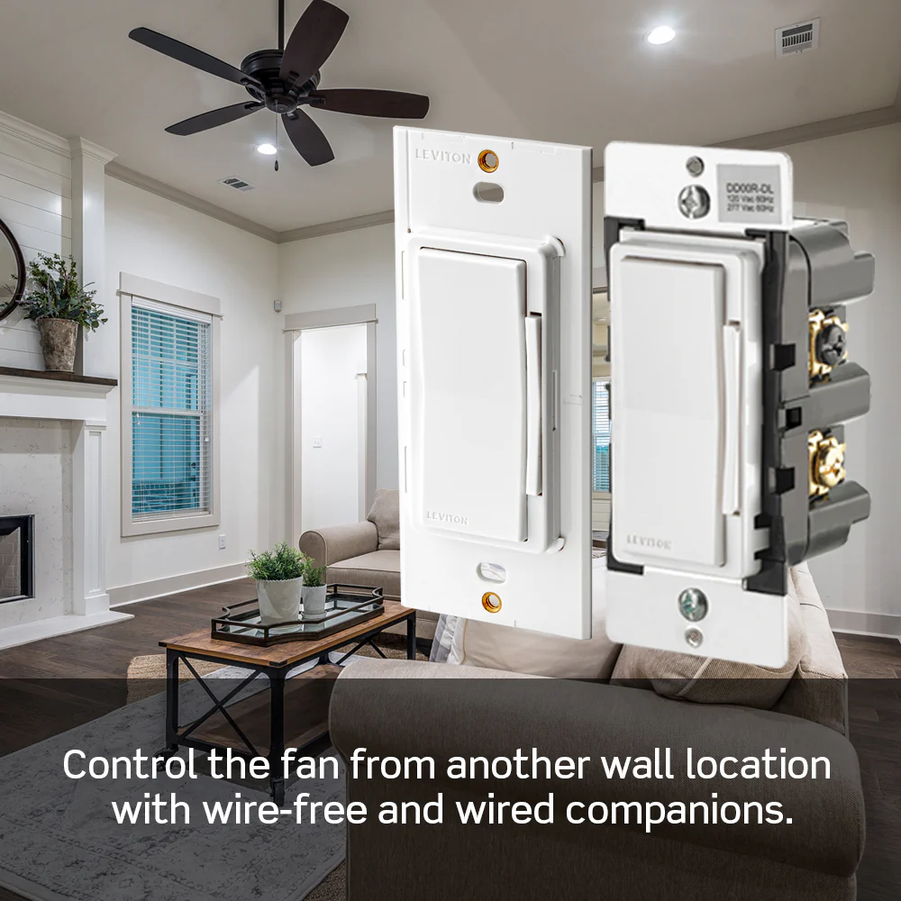 D24SF Decora Smart Fan Speed Controller, Wi-Fi 2nd Gen, Requires Neutral Wire - Image 9